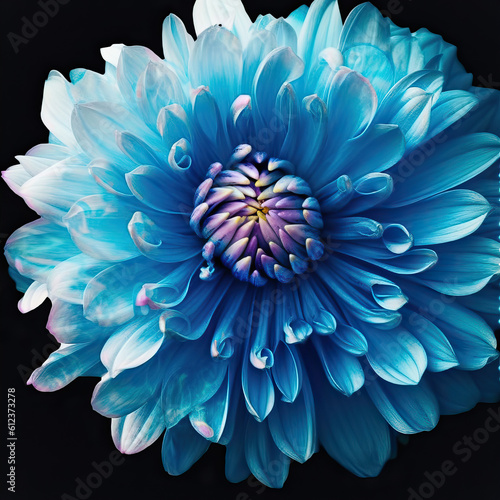 blue and white dahlia flower abstract blue flower Flower photography  flower close-ups