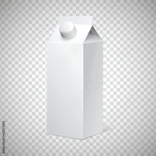 Packaging of milk. Milk box. Vector illustration