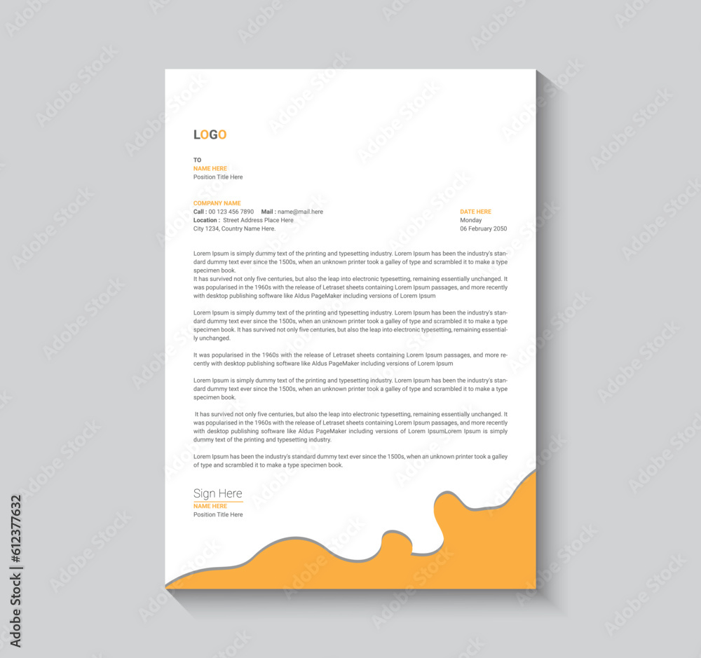 Business stationery letterhead and invoice liquid template Business stationery letterhead and invoice liquid template