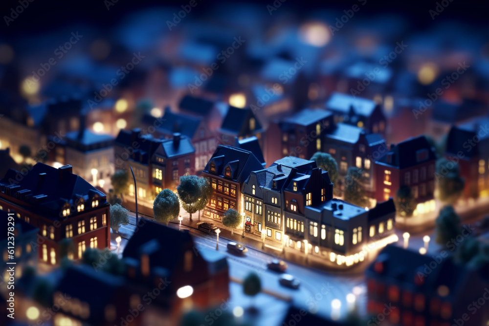 Obraz premium miniature city 