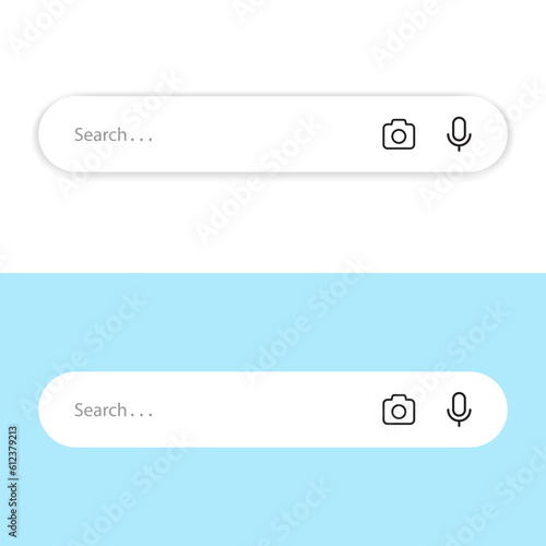 Internet search bar icon vector illustration. Element of Browser app