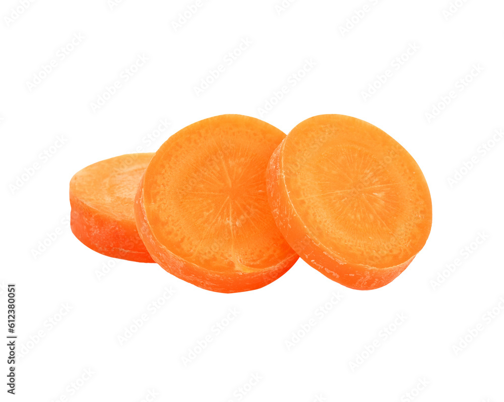 Fresh carrot slice transparent png Fresh carrot slice transparent png