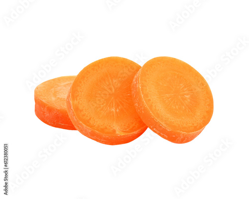 Fresh carrot slice transparent png