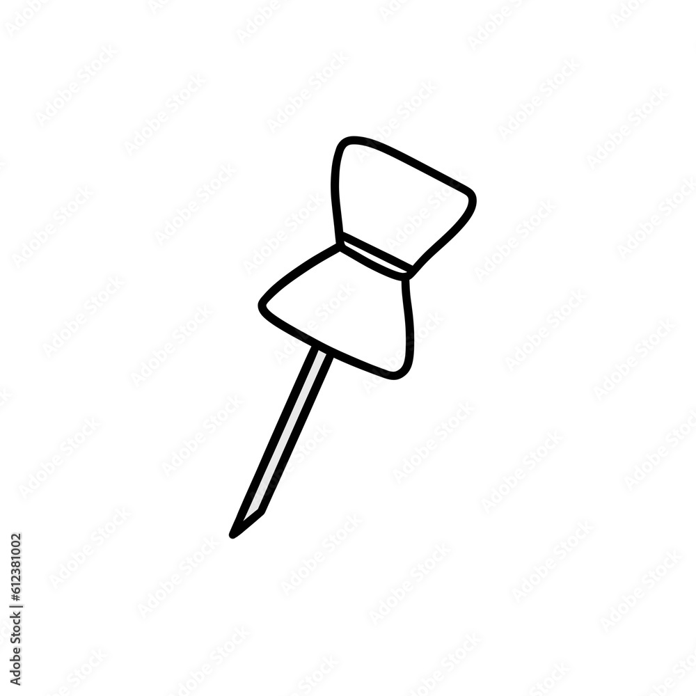 White pin White pin