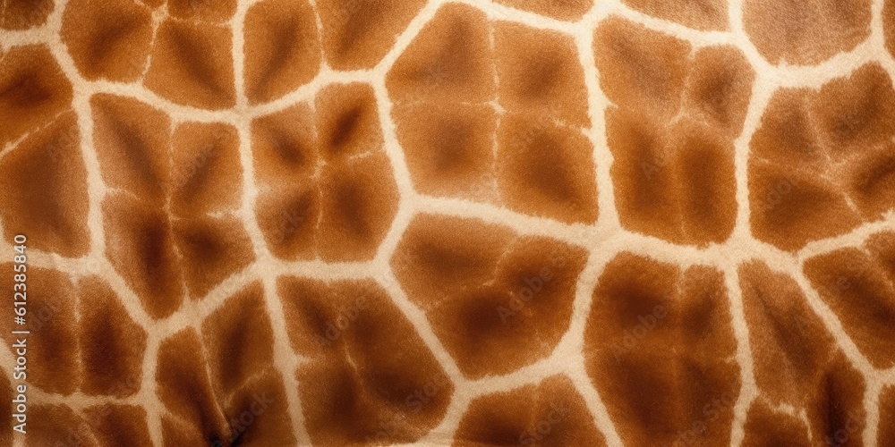 African giraffe skin texture. Generative ai. African giraffe skin texture. Generative ai.