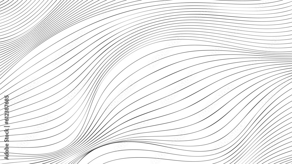 Wave Lines Pattern Abstract Background. Vector Wave Lines Pattern Abstract Background. Vector