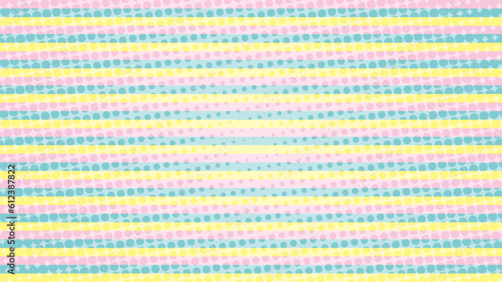 Pastel Colorful Candy Stripes Pattern Background With Halftone. Vintage Retro. Vector Pastel Colorful Candy Stripes Pattern Background With Halftone. Vintage Retro. Vector
