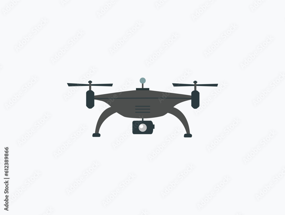 Realistic vector drone with a camera. Flying with aerial camera badge label graphic design logo icon illustration. Drone quadcopter. For signage, vector illustration. Flying in a white background. Realistic vector drone with a camera. Flying with aerial camera badge label graphic design logo icon illustration. Drone quadcopter. For signage, vector illustration. Flying in a white background.