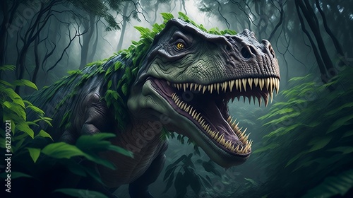Tyrannosaurus Rex, Created With Generative AI © DigisArt
