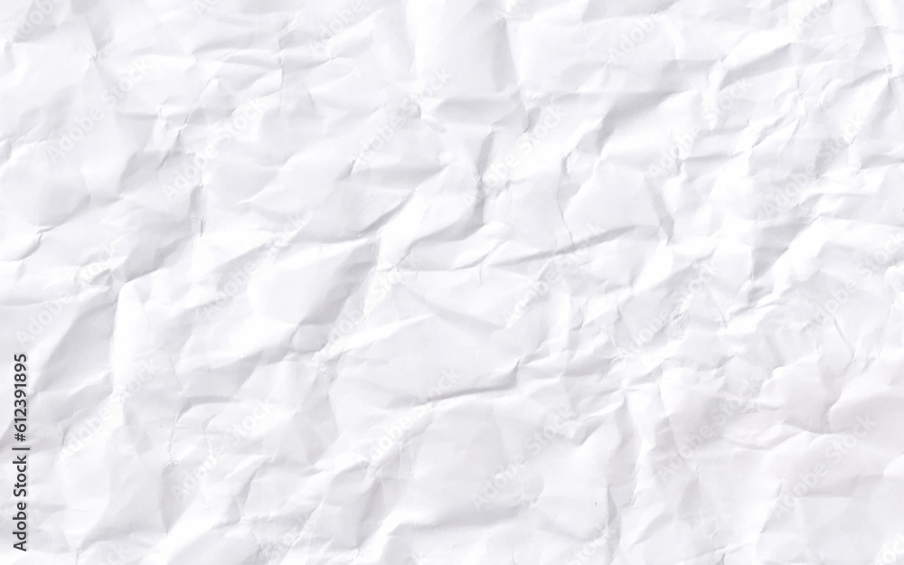 White crumpled paper texture background. Trendy crumple paper. White crumpled paper texture background. Trendy crumple paper.