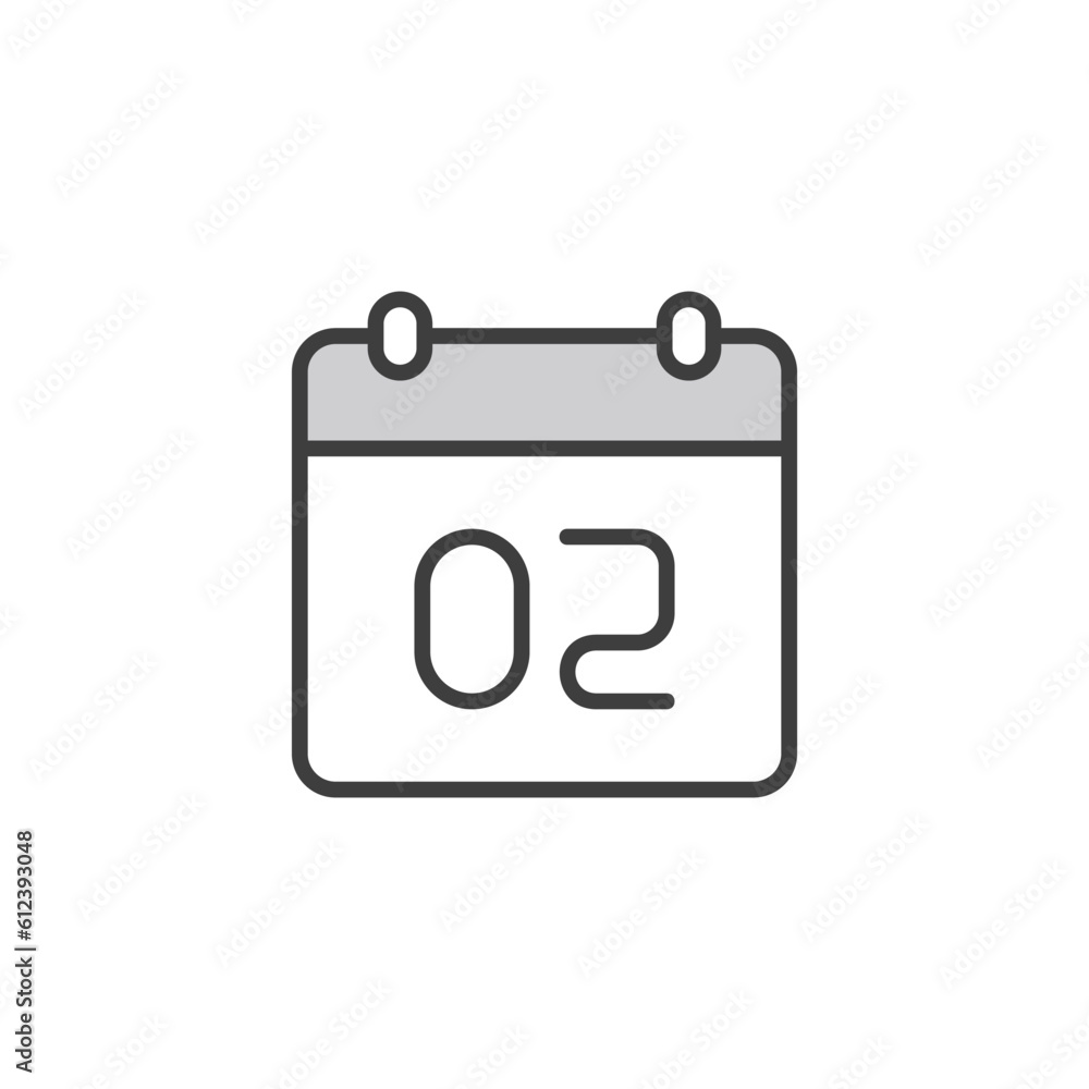 02 Date icon design with white background stock illustration 02 Date icon design with white background stock illustration