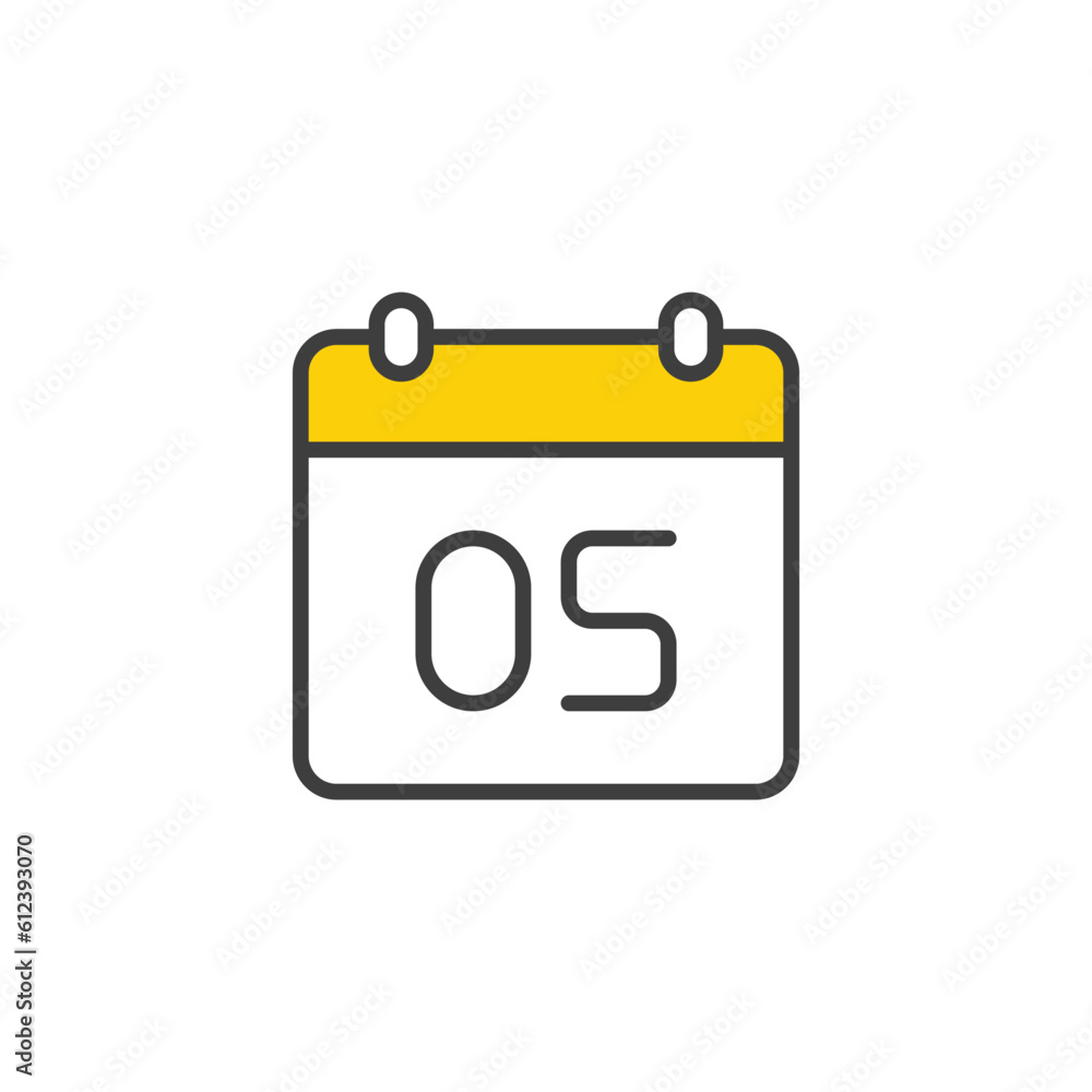 05 Date icon design with white background stock illustration 05 Date icon design with white background stock illustration