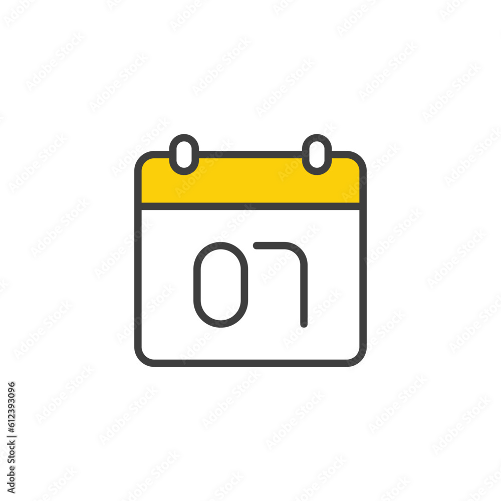 07 Date icon design with white background stock illustration 07 Date icon design with white background stock illustration