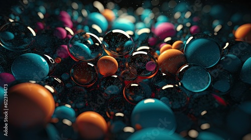 Awesome round and splash patterned 3D themes