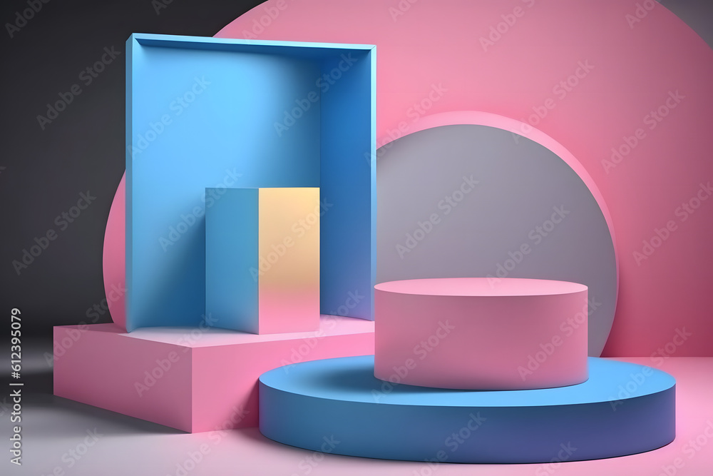 3D Podium Mockup In Circle Shape. Empty Mockup Podium Or Platform For Award Ceremony And Product Presentation 3D Podium Mockup In Circle Shape. Empty Mockup Podium Or Platform For Award Ceremony And Product Presentation