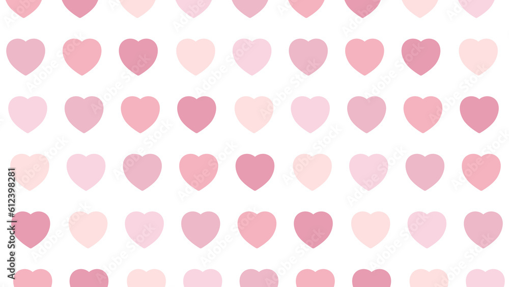 cute little heart background decoration