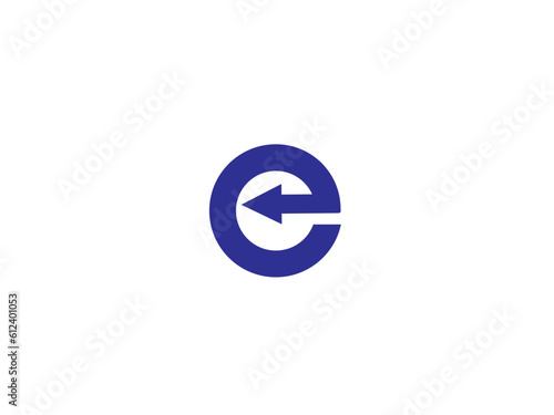 Free Download Letter E logo icon vector  graphics design  color and white  background  illustration. - GFXLoad