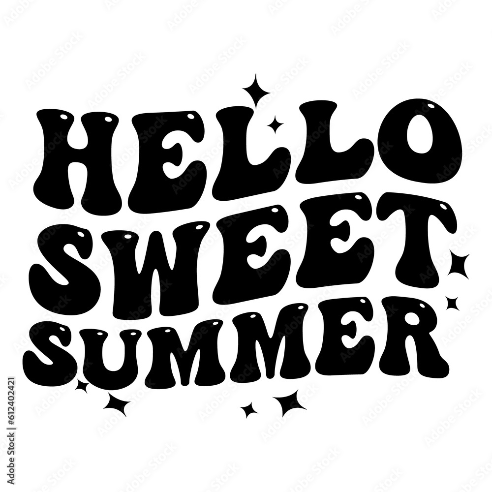 Summer Retro SVG Design Summer Retro SVG Design