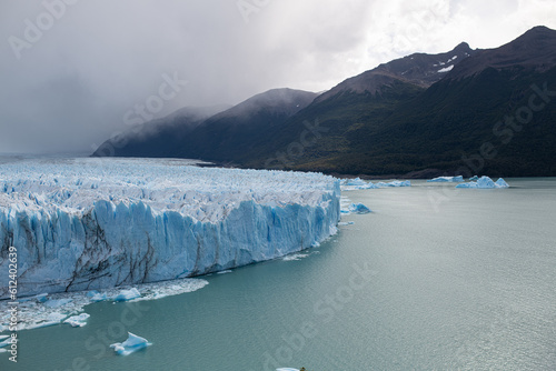 The Perito Moreno Glacier is a glacier located in a National Park in Argentina declared a World Heritage Site by UNESCO