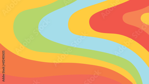 Colorful wave abstract background wallpaper elegant simple modern