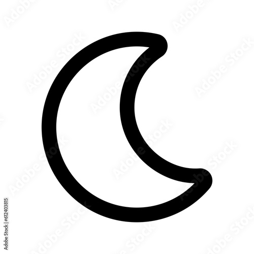 half moon icon