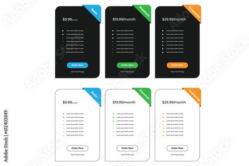 Product Pricing Service Card Design