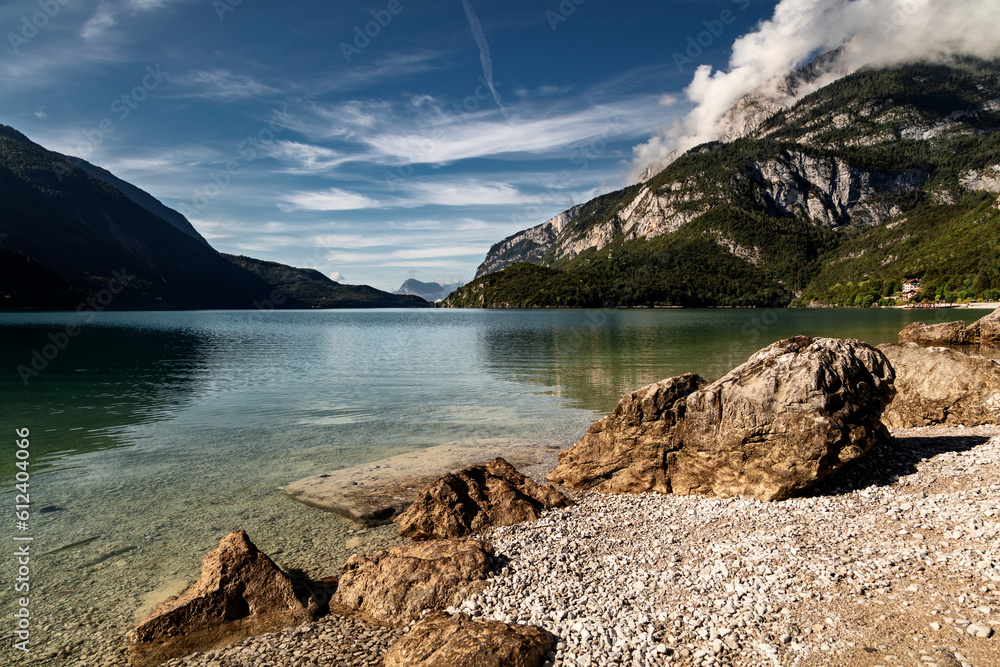 Φωτογραφία Molveno lake, Molveno, trento, Trentino Alto Adige, Italy, western europe, europ