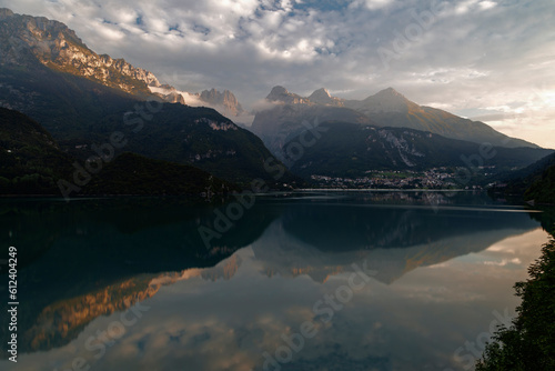 Molveno lake, Molveno, trento, Trentino Alto Adige, Italy, western europe, europe