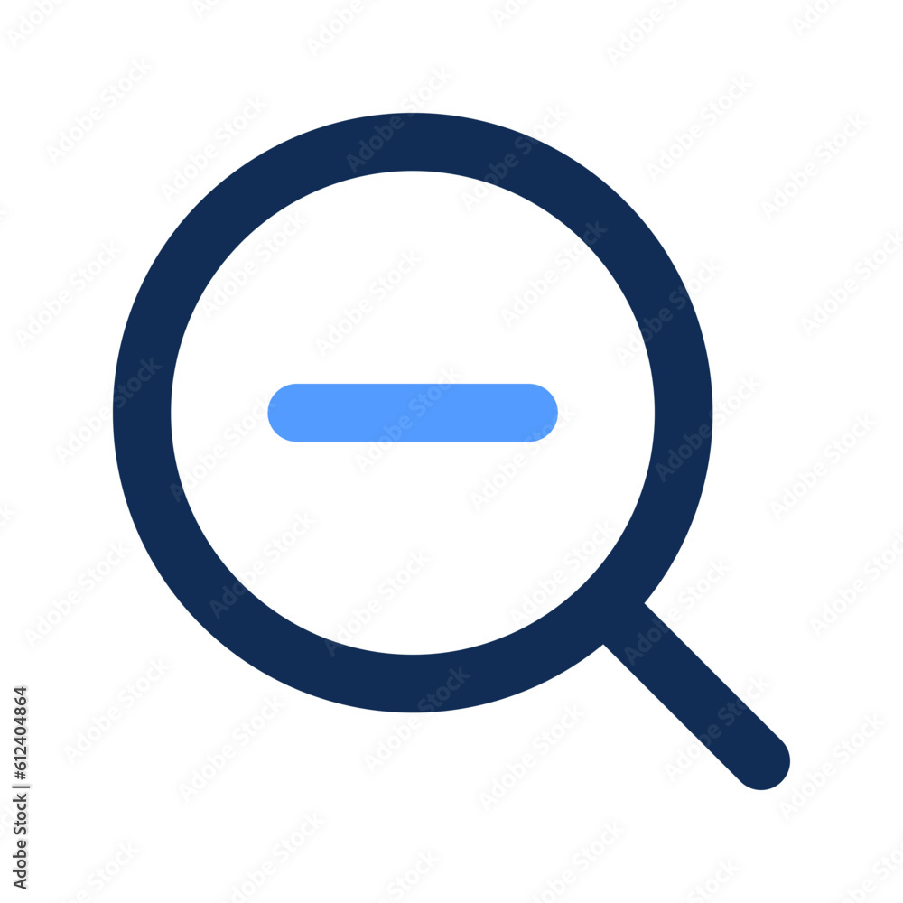 zoom out outline color icon zoom out outline color icon