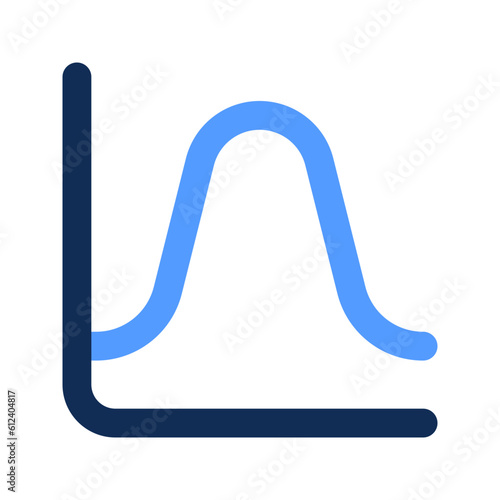 histogram outline color icon
