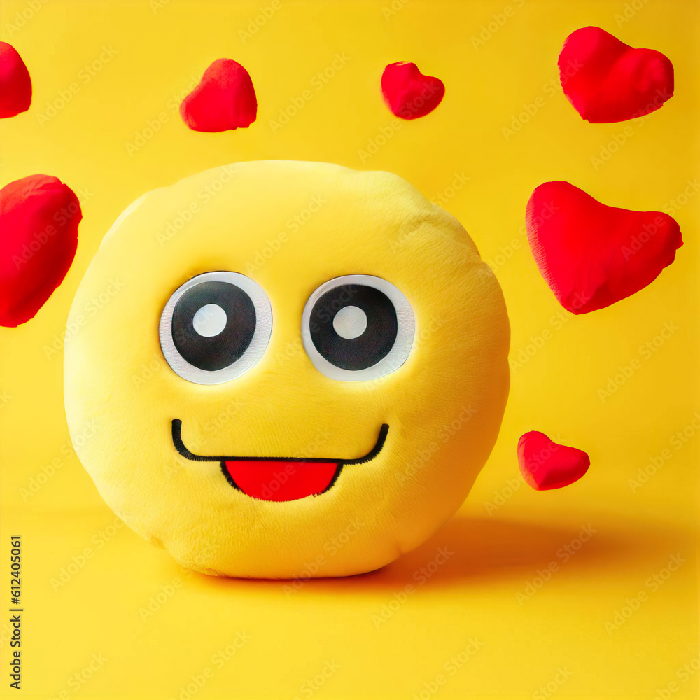 The happy emoji is characterized by a wide, beaming smile and often features closed eyes to convey a sense of pure joy and contentment. It exudes positive energy, radiating happiness and cheerfulness.