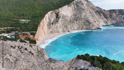 Porto Katsiki Beach on the island of Lefkada in Greece