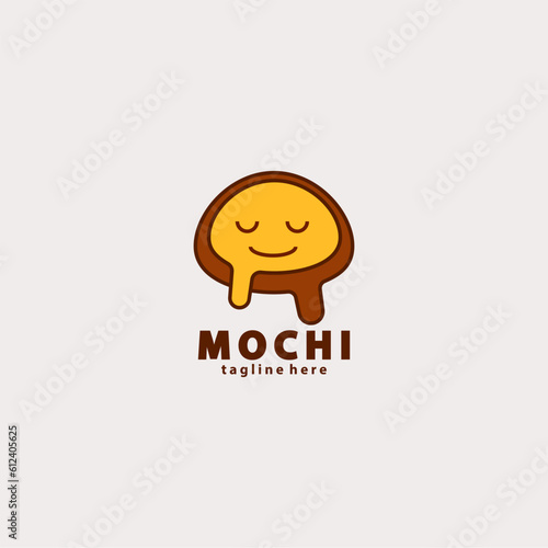 Mochi Food Logo Template