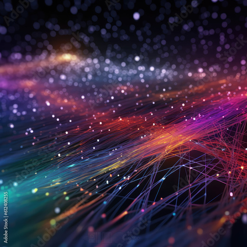 Network connection fiber optic, Abstract background