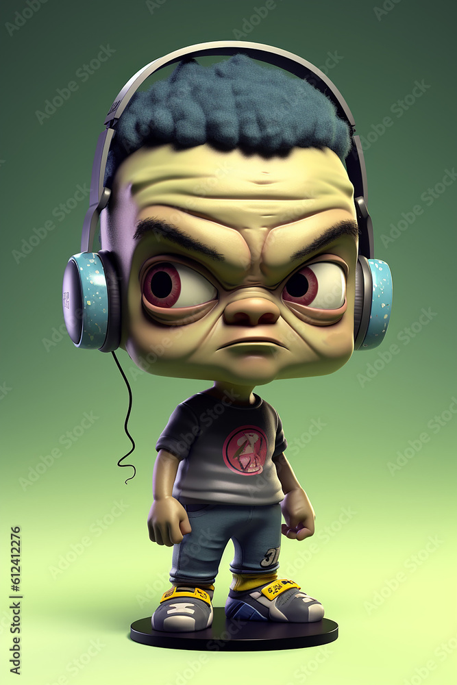 Funny comic 3D character. Generative ai Funny comic 3D character. Generative ai