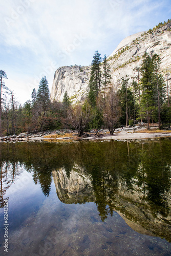 Fototapeta Naklejka Na Ścianę i Meble -  Winter landscape in Yosemite National Park, Unites States Of America