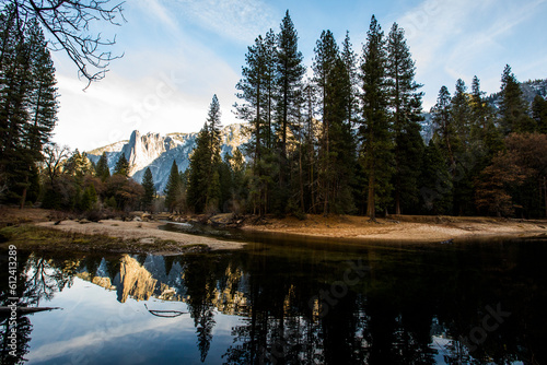 Winter landscape in Yosemite National Park, Unites States Of America