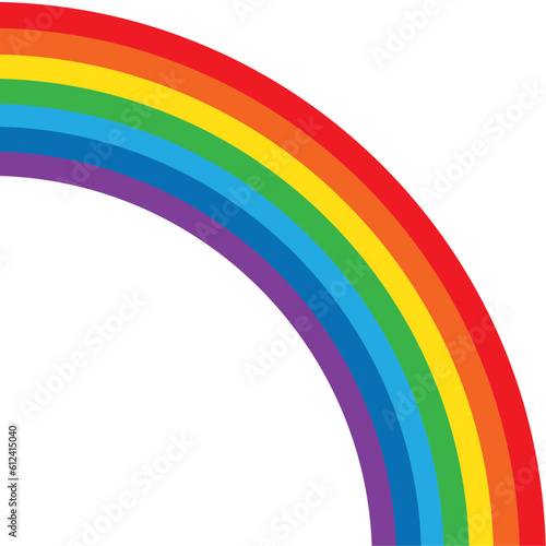 rainbow colours vector design