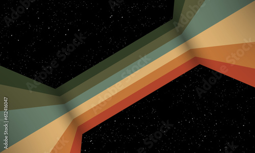 Vintage Striped Backgrounds, Posters, Banner Samples, Retro Colors from the 1970s 1980s, 70s, 80s, 90s. retro vintage 70s style stripes background poster lines. shapes vector design graphic 1980s	
