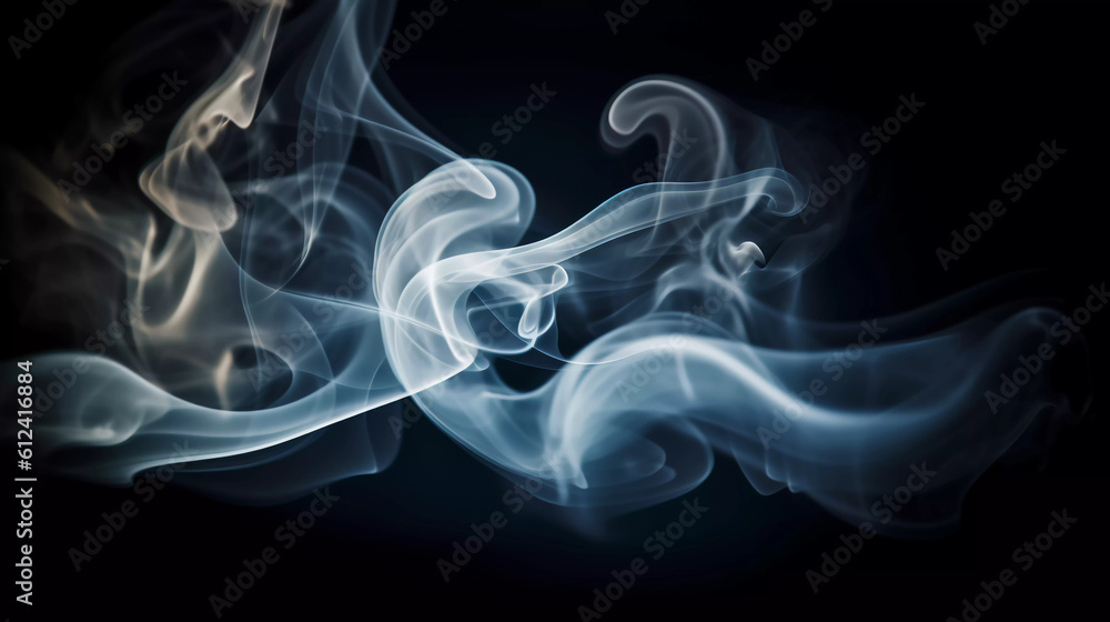Luxury abstract light background with smoke waves