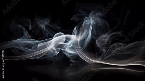 Luxury abstract light background with smoke waves