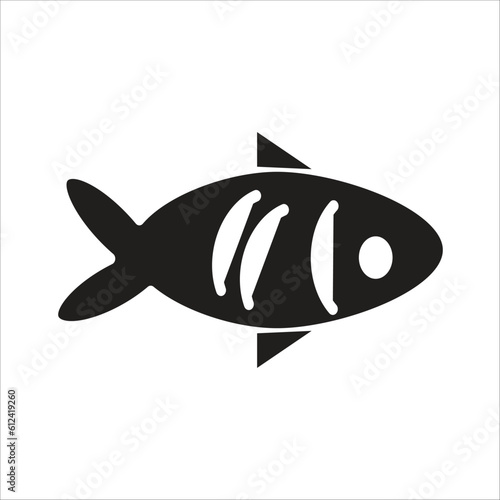 fish vector icon logo template