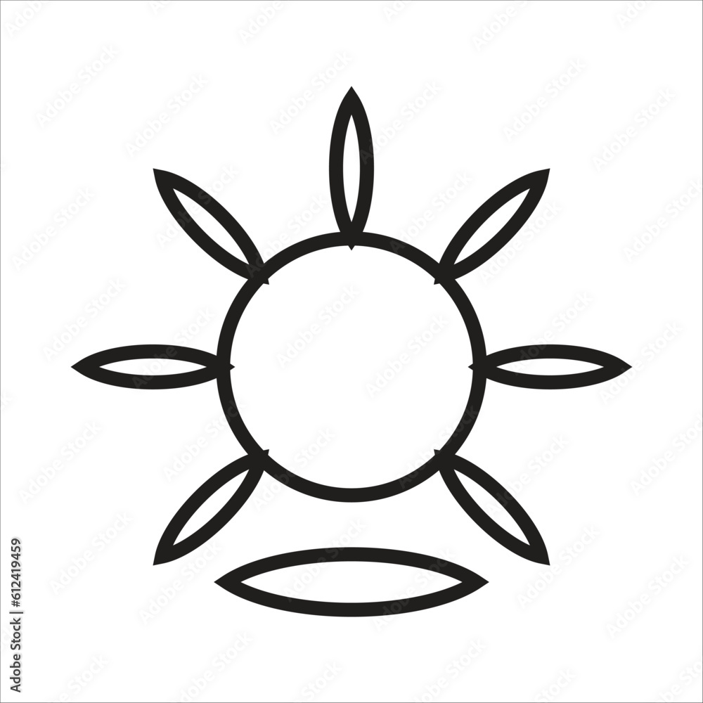 fog day vector logo icon template fog day vector logo icon template
