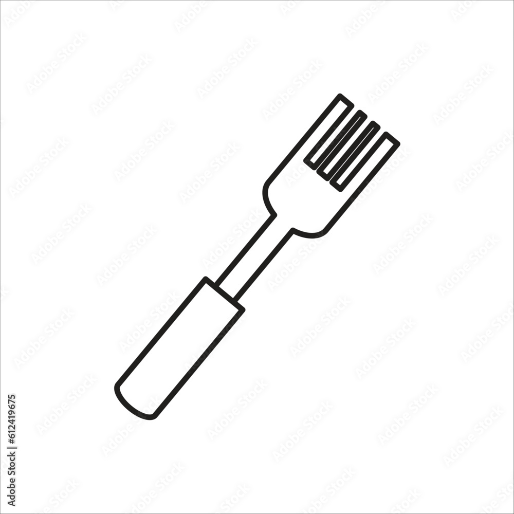 fork vector icon logo template fork vector icon logo template