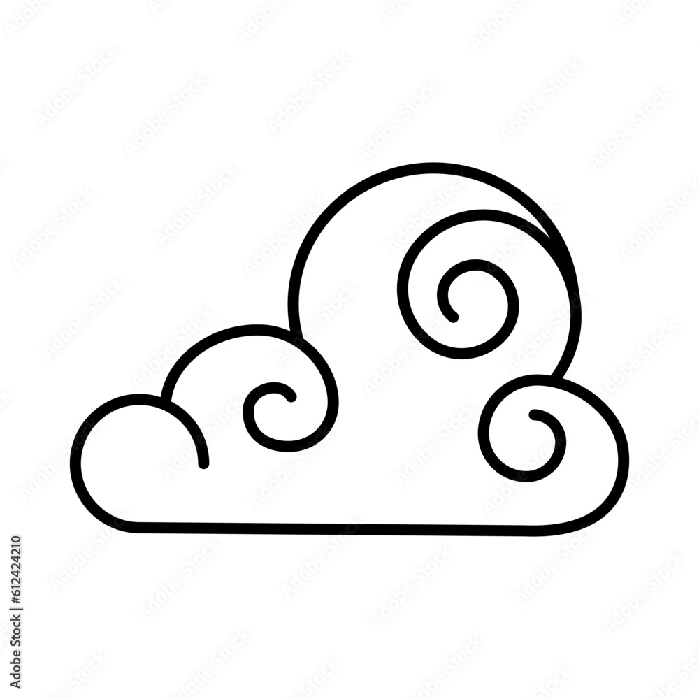 Chinese cloud icon Chinese cloud icon