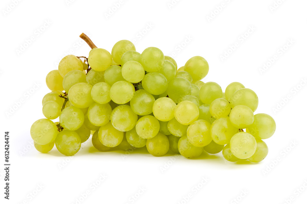Fresh green grape, isolated on white background. High resolution image. Fresh green grape, isolated on white background. High resolution image.
