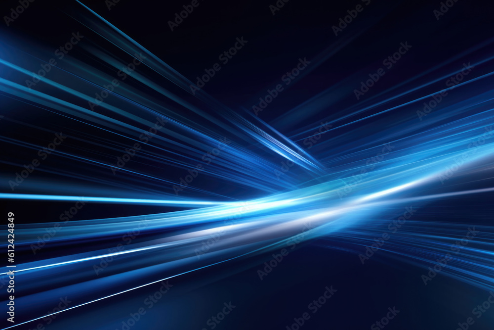 Dynamic Blue Light: Vector Light Rays and Stripes Dynamic Blue Light: Vector Light Rays and Stripes
