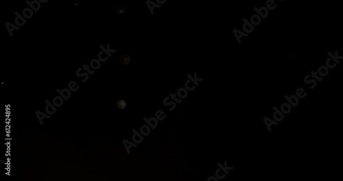 particles bokeh background, real dust particles floating in the air