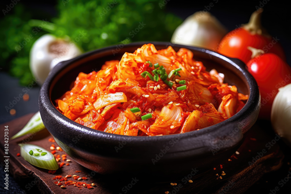 Authentic Kimchi: Traditional Korean Fermented Delicacy Authentic Kimchi: Traditional Korean Fermented Delicacy