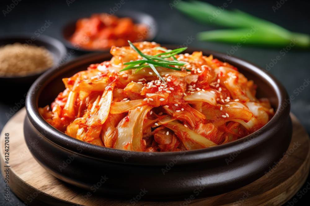 Authentic Kimchi: Traditional Korean Fermented Delicacy Authentic Kimchi: Traditional Korean Fermented Delicacy